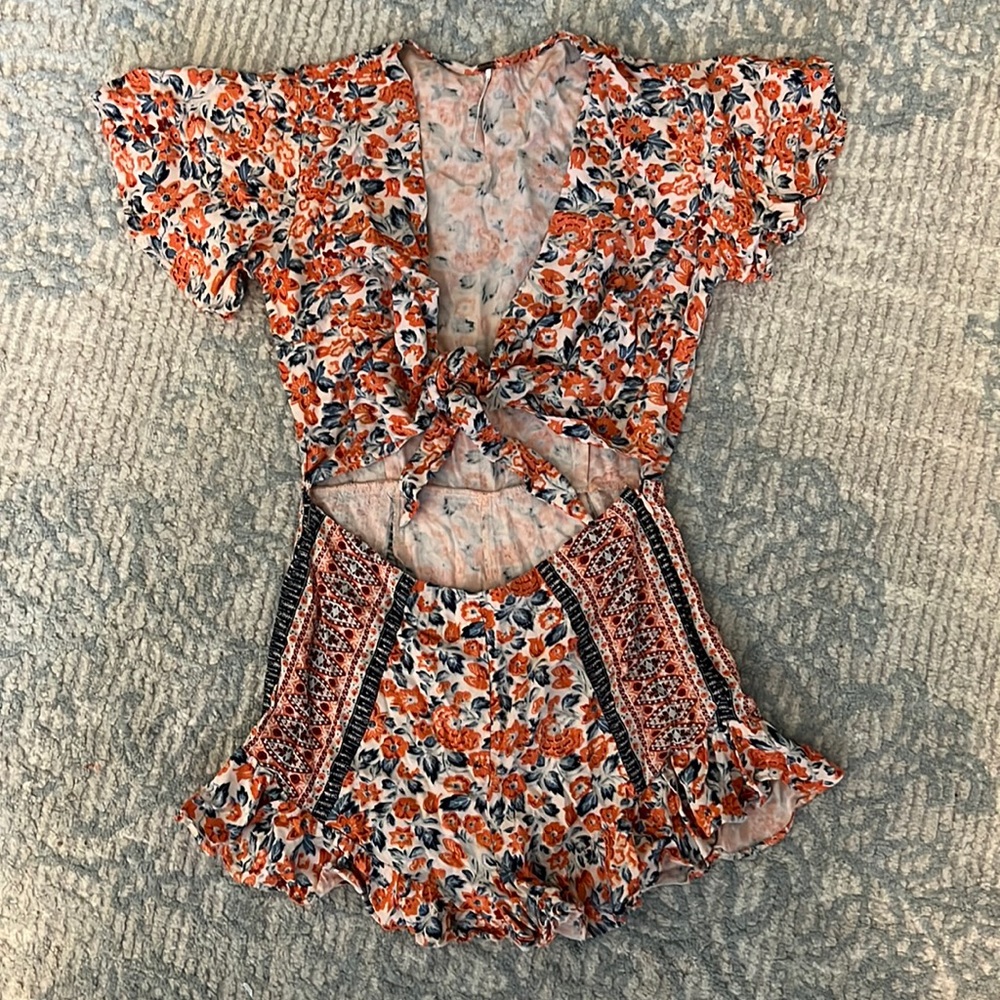 Free People Flower Romper